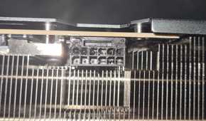An image showing a burnt 12VHPWR connector on an RTX 4090 GPU.