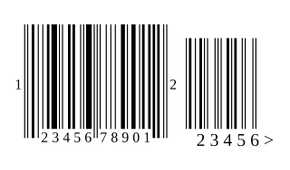 An example UPC barcode.