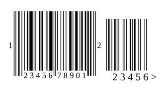 An example UPC barcode.