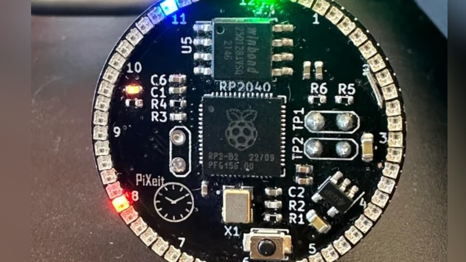 This awesome watch uses LEDs to tell time and is powered by a Raspberry Pi
