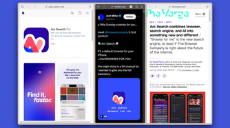 The Arc browser