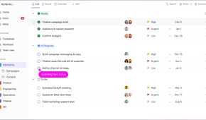 ClickUp project management