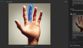 Asking for a finger to be put down