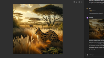 Generating a giraffe