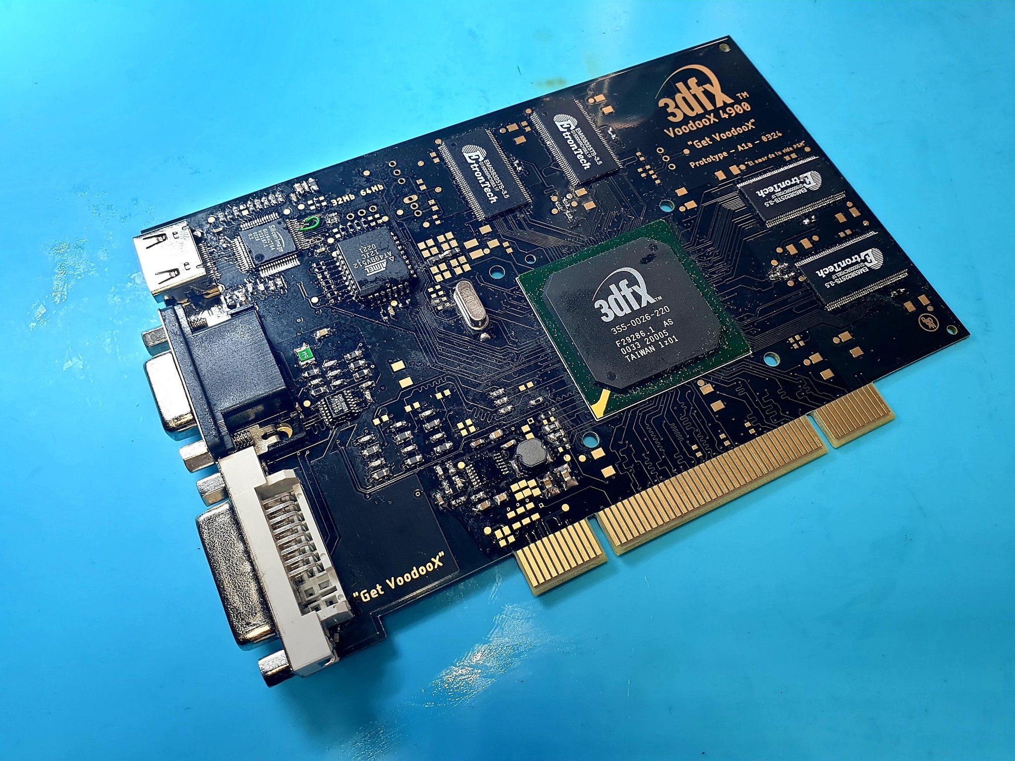 This 3dfx VoodooX graphics card is making its formal debut in 2024