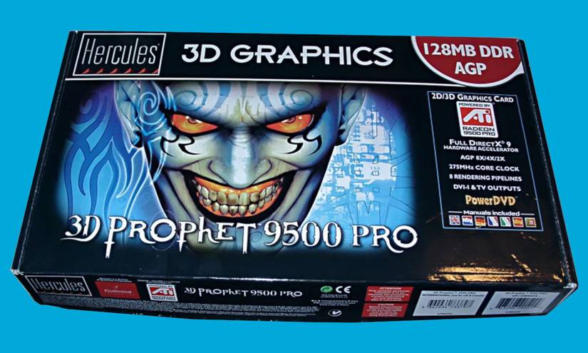 Hercules 3D Prophet Radeon 9500 box art