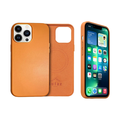a leather case for iPhone 13 Pro Max