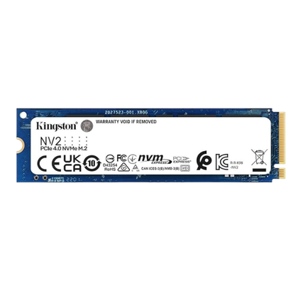 A transparent render of the Kingston NV2 2280 NVMe SSD