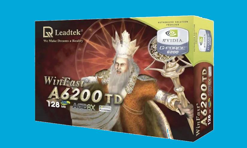 Leadtek Box Look at how unhinged GPU box art was in the 2000s