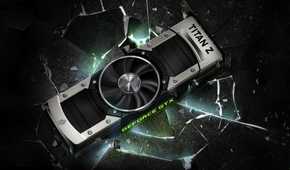 An image showing a render of the Nvidia Titan Z GPU.