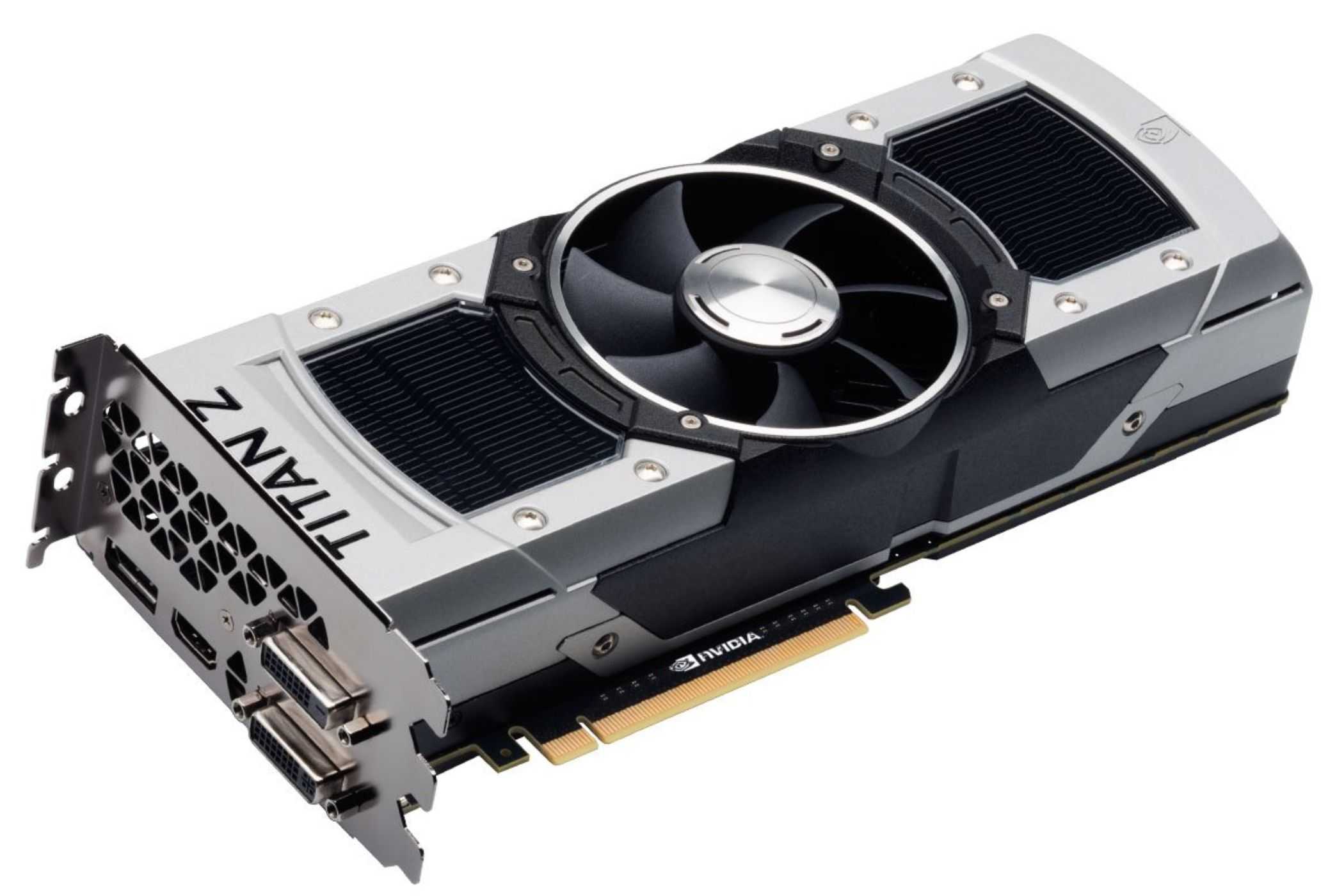 An image showing a render of the Nvidia titan Z graphics card.