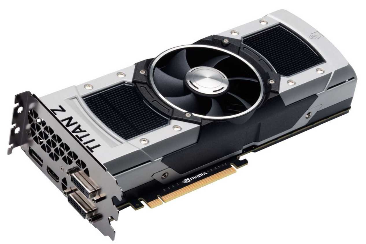 An image showing a render of the Nvidia titan Z graphics card.