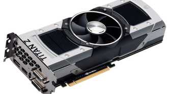 An image showing a render of the Nvidia titan Z graphics card.