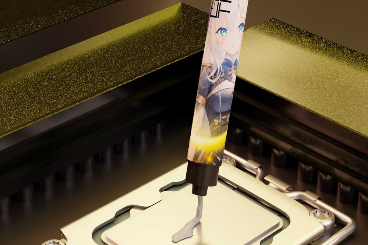 Applying thermal paste