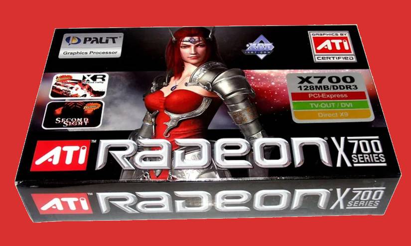 Palit Radeon X700 box art