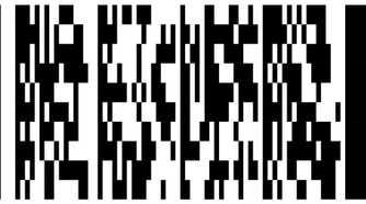 An example PDF417 Barcode.