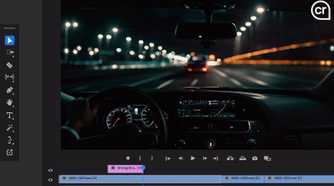 Illustration showing AI-generated video in Premiere Pro