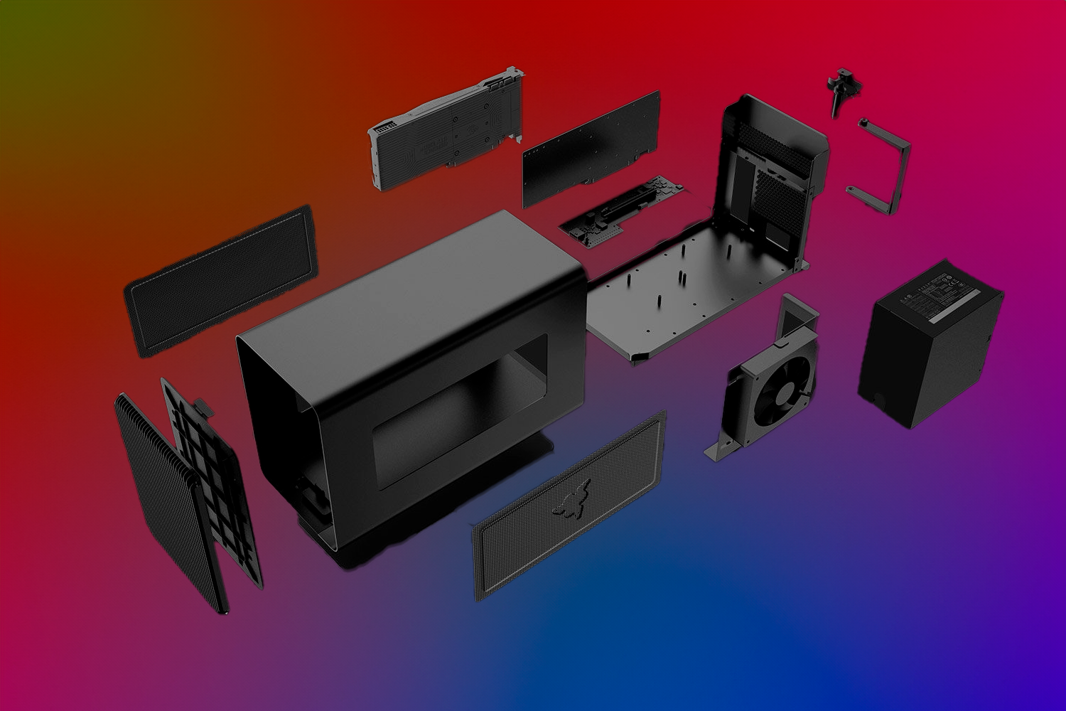 Razer Core X gradient background