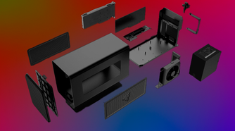Razer Core X gradient background