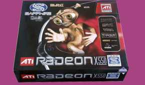 Sapphire Radeon X550 box art