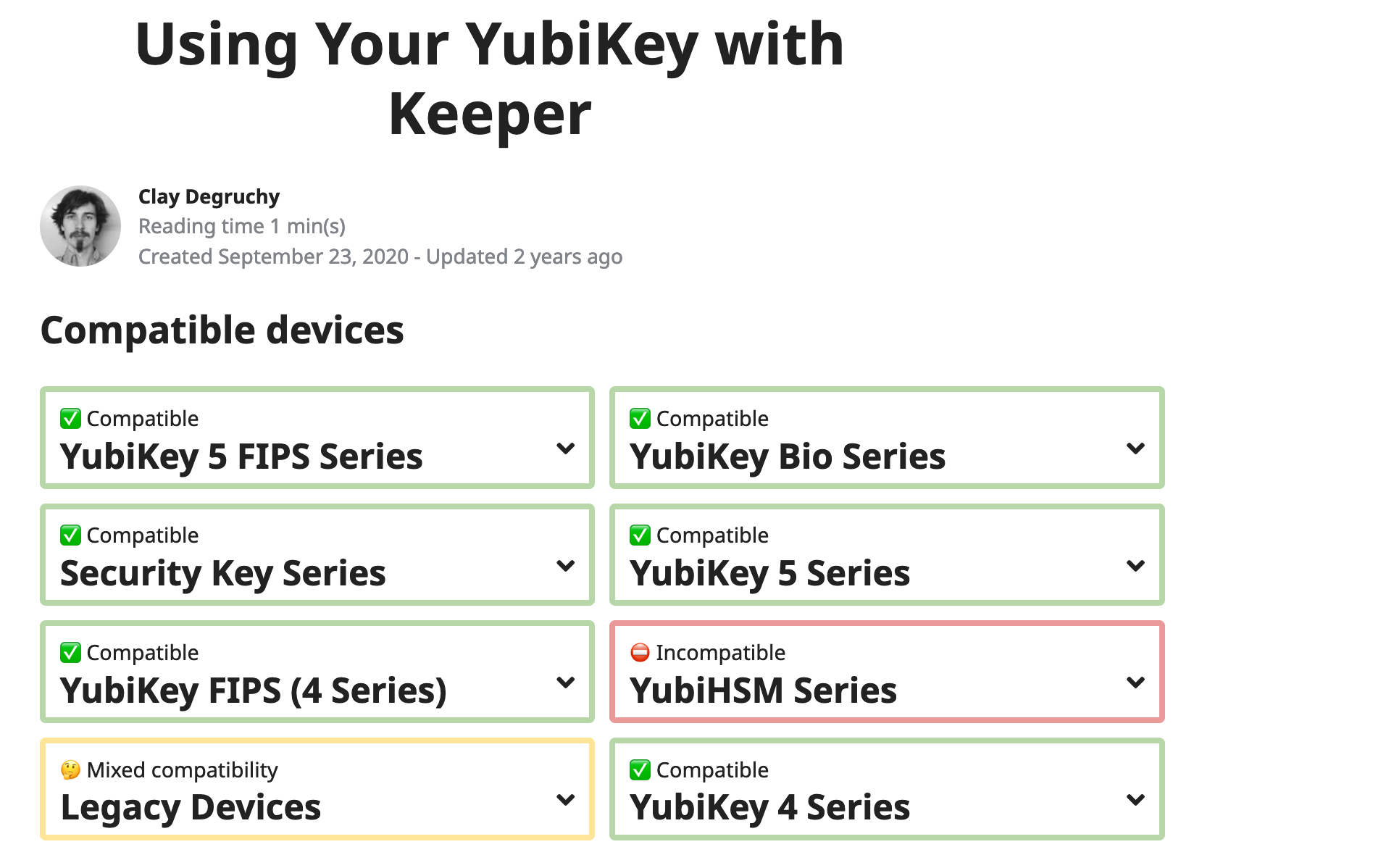 Yubikey-keeper
