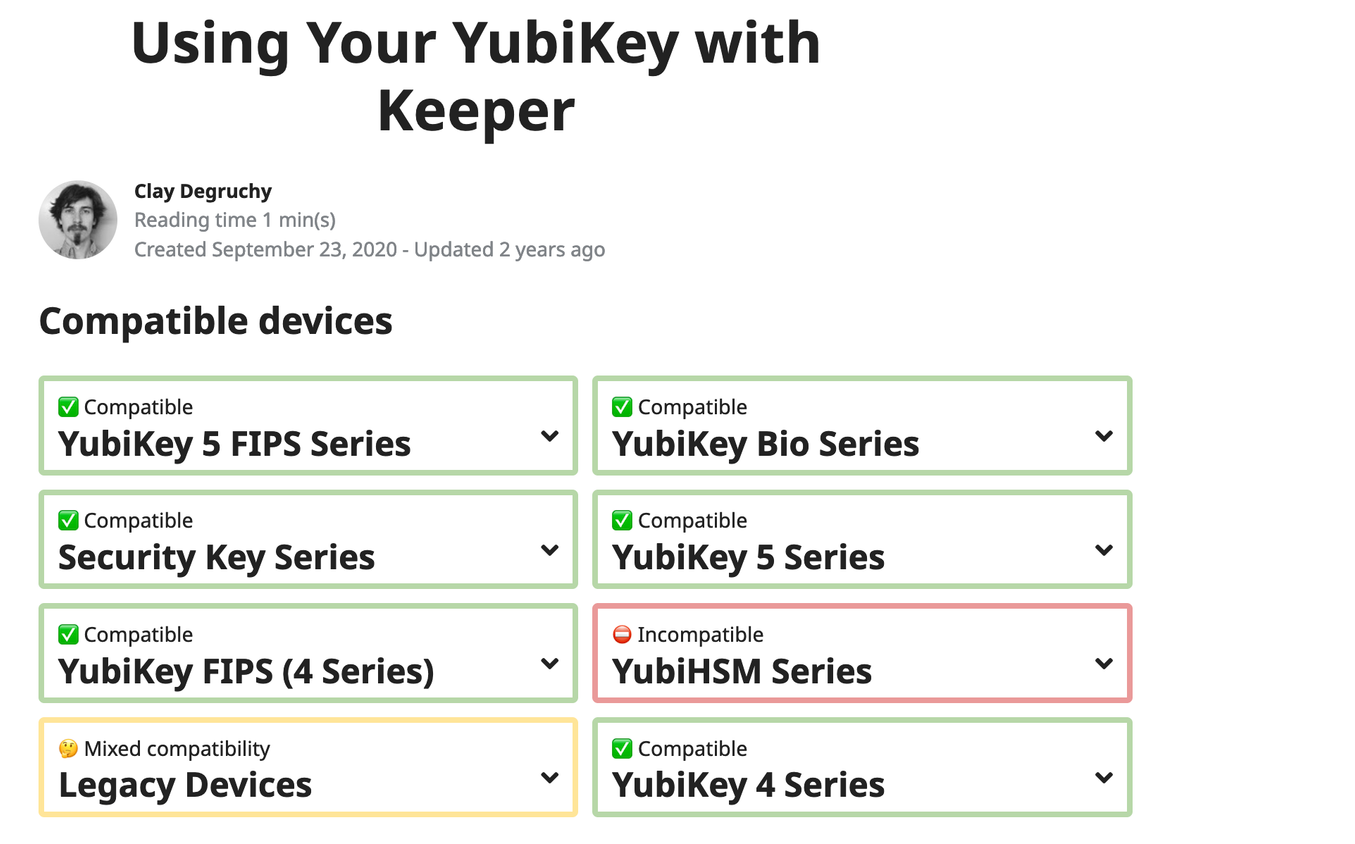 Yubikey-keeper