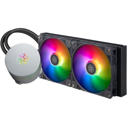 An image showing the render of the SilverStone IceMyst 280 AIO cooler.