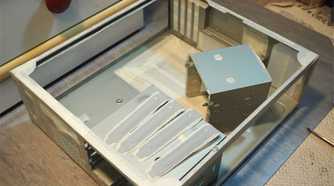 Old PC case cutting internals