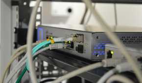 An image of an enterprise grade network router.