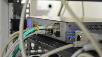 An image of an enterprise grade network router.