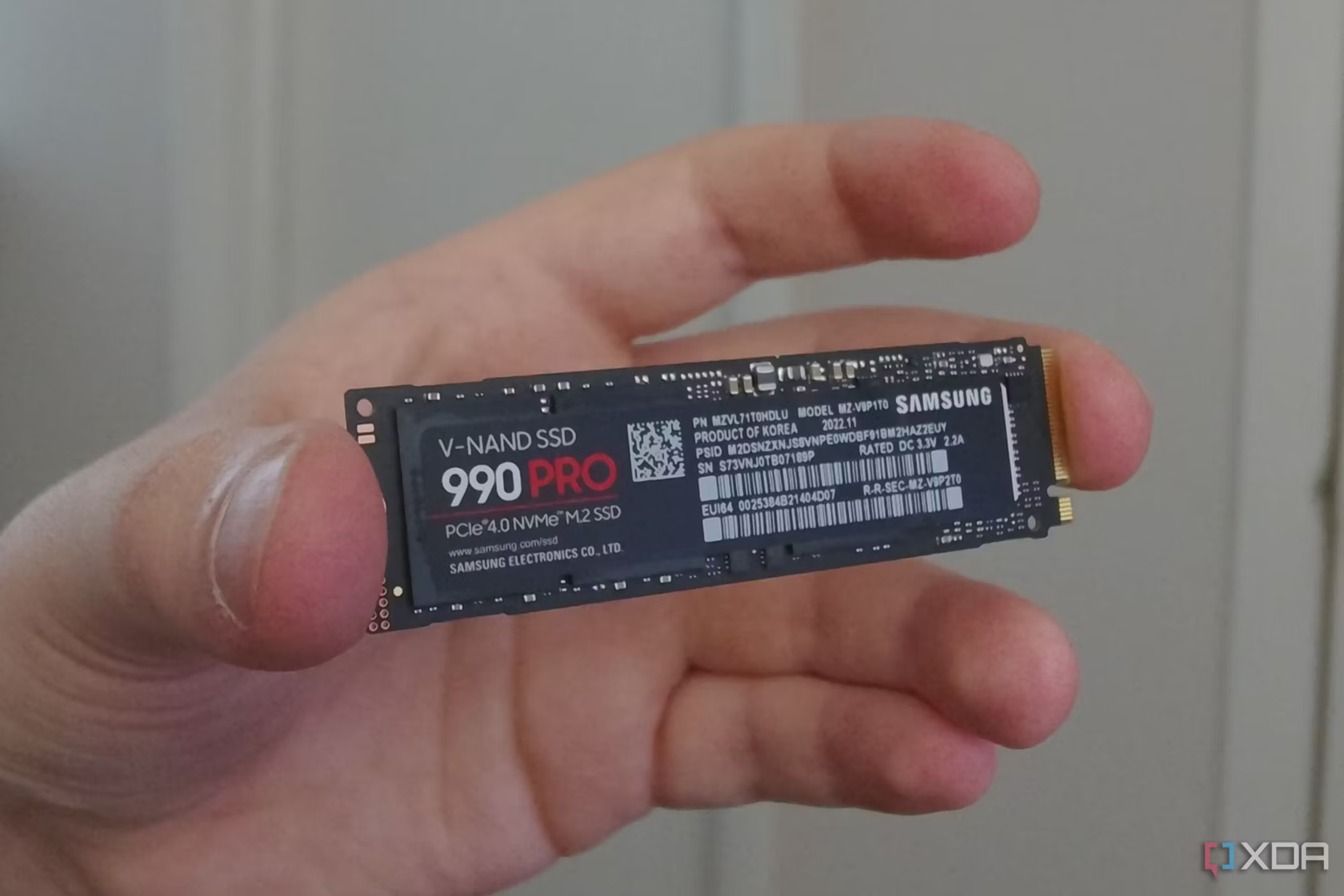 Samsung 990 Pro SSD with no size