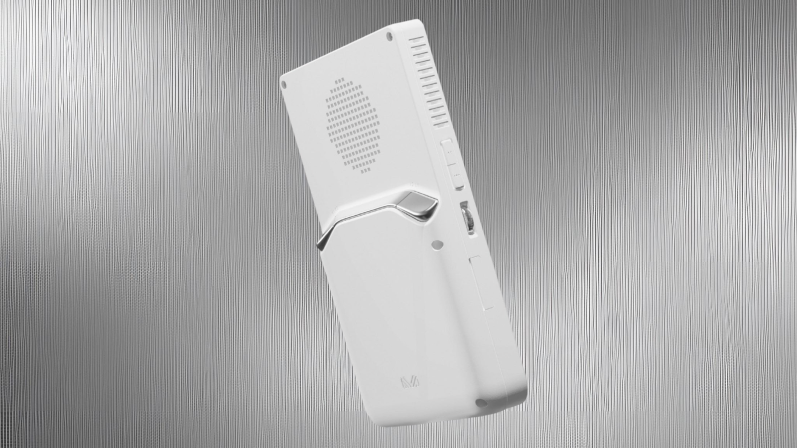 Ayaneo Pocket DMG on brushed background 