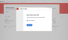 adobe acrobat create link