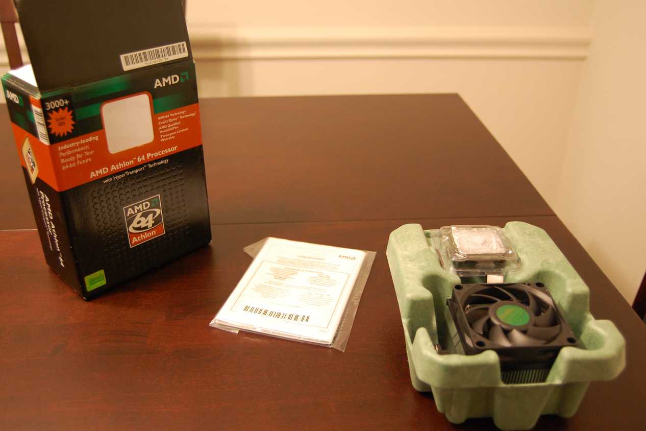 Retail box of AMD Athlon 64 3000+