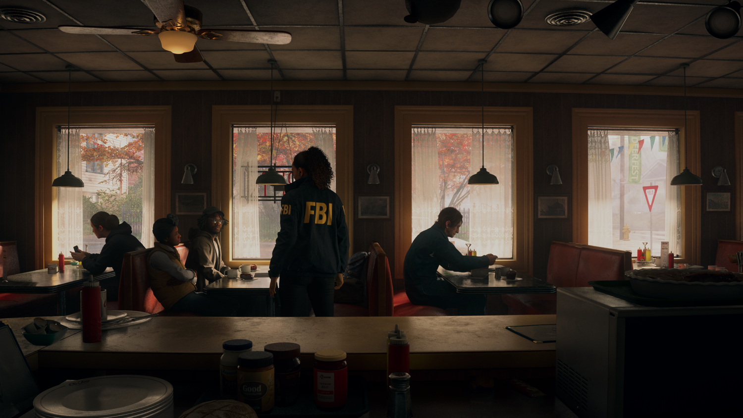 alan wake 2 saga anderson in diner