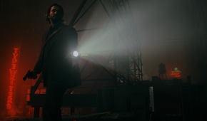 alan wake 2 with flashlight