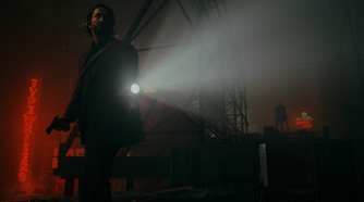 alan wake 2 with flashlight