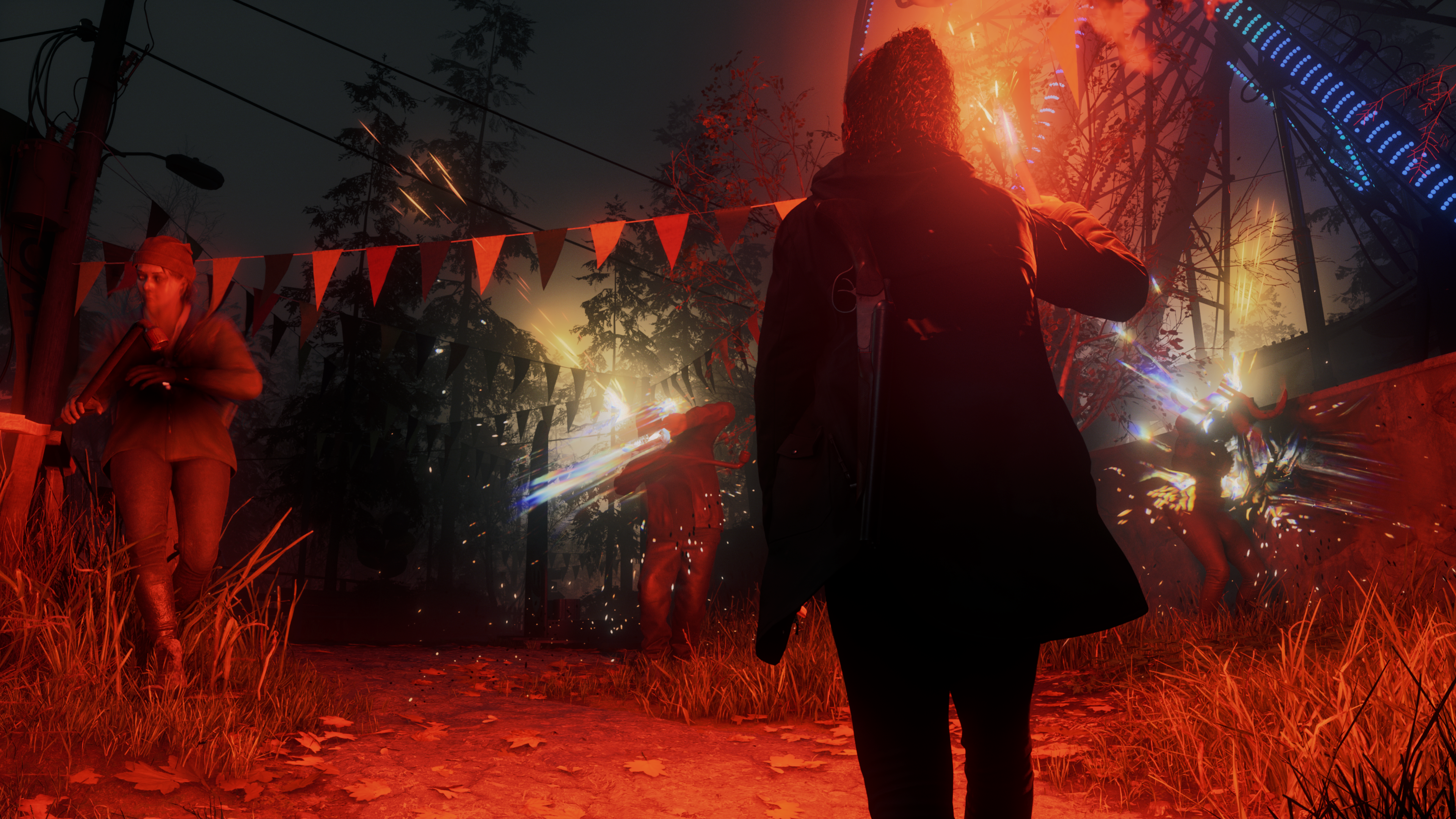 alan wake 2 saga anderson holding flare