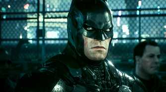 Screenshot of Batman: Arkham Knight showing Batman character model