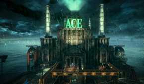 Screenshot of Batman Arkham Knight showing Gotham city building