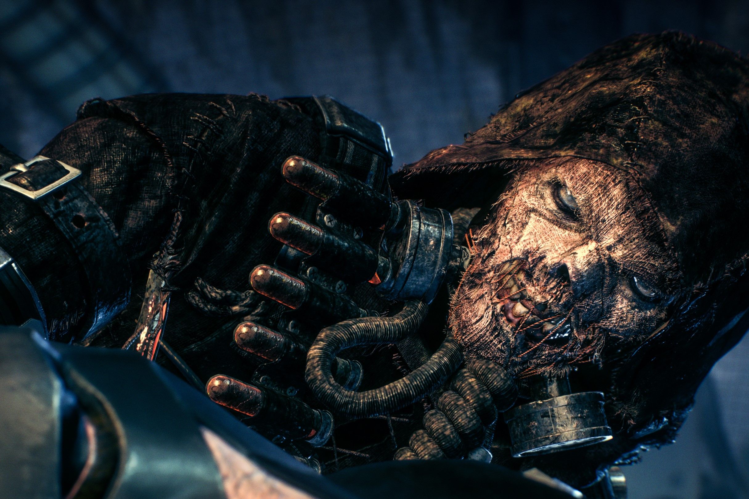 Screenshot of Batman Arkham Knight showing Scarecrow