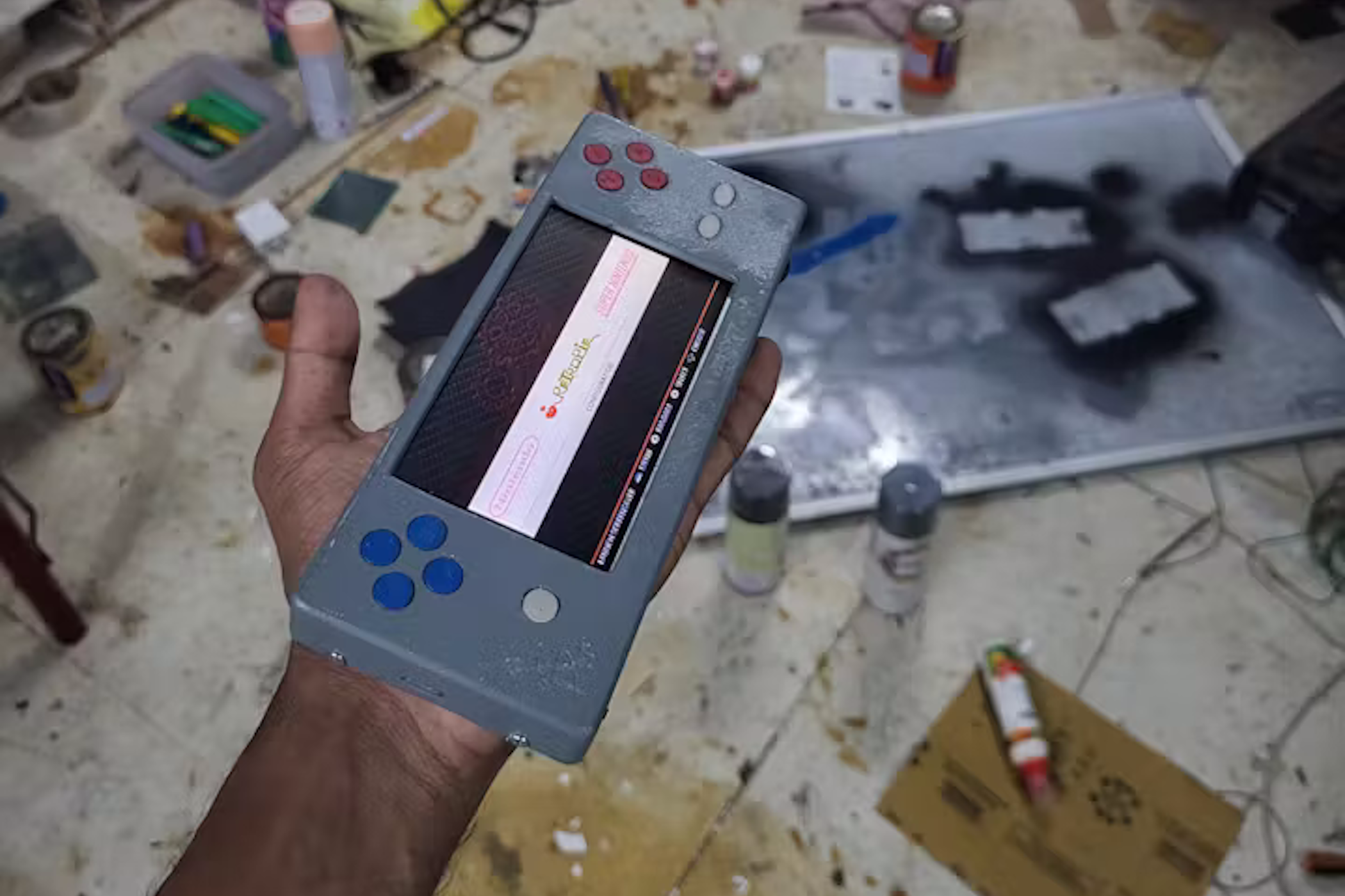 Showing the console
