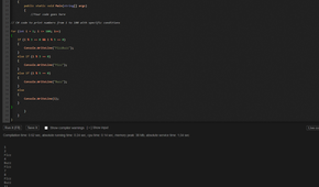 Testing the code