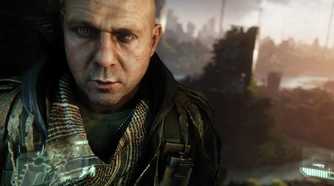 Screenshot of Crysis 3 showing a character model