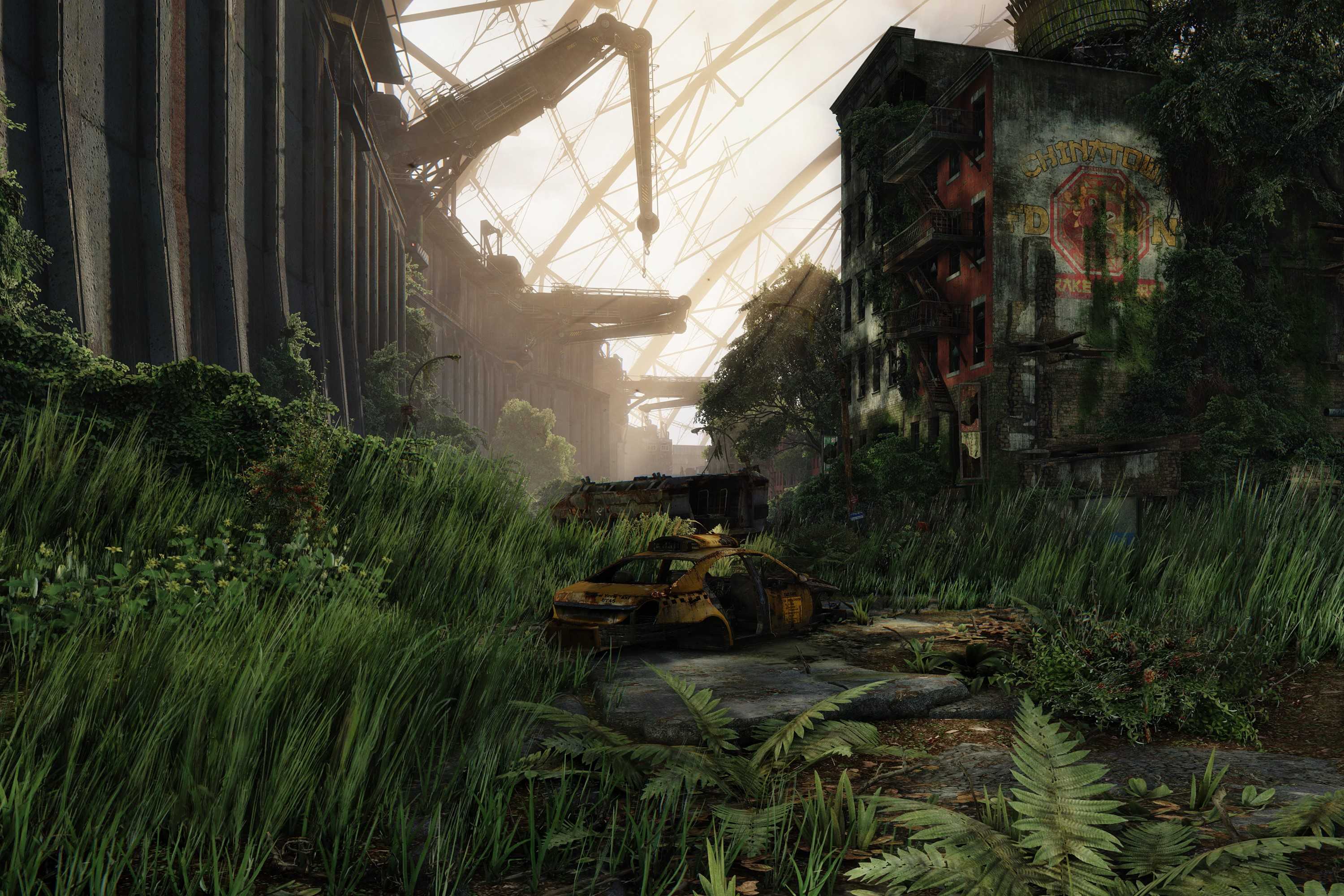 Screenshot from Crysis 3 showing the environment and foliage