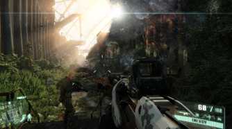Screenshot of Crysis 3 showing lighting effects