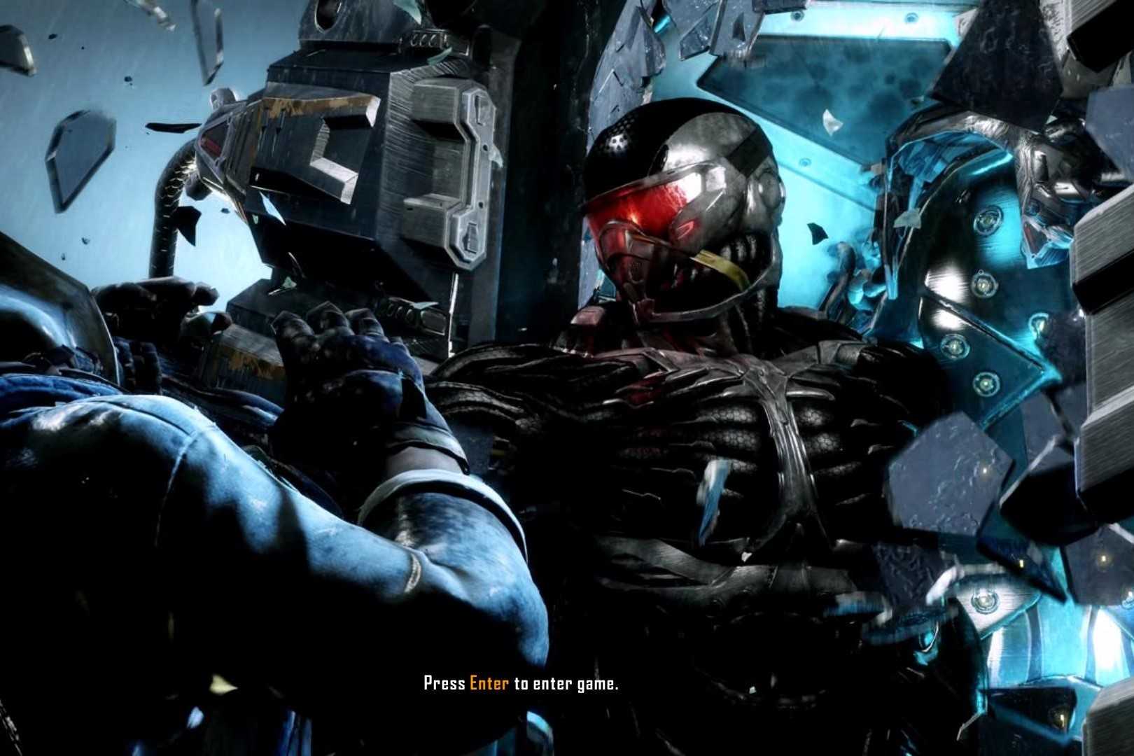 Screenshot of Crysis 3 showing reflections