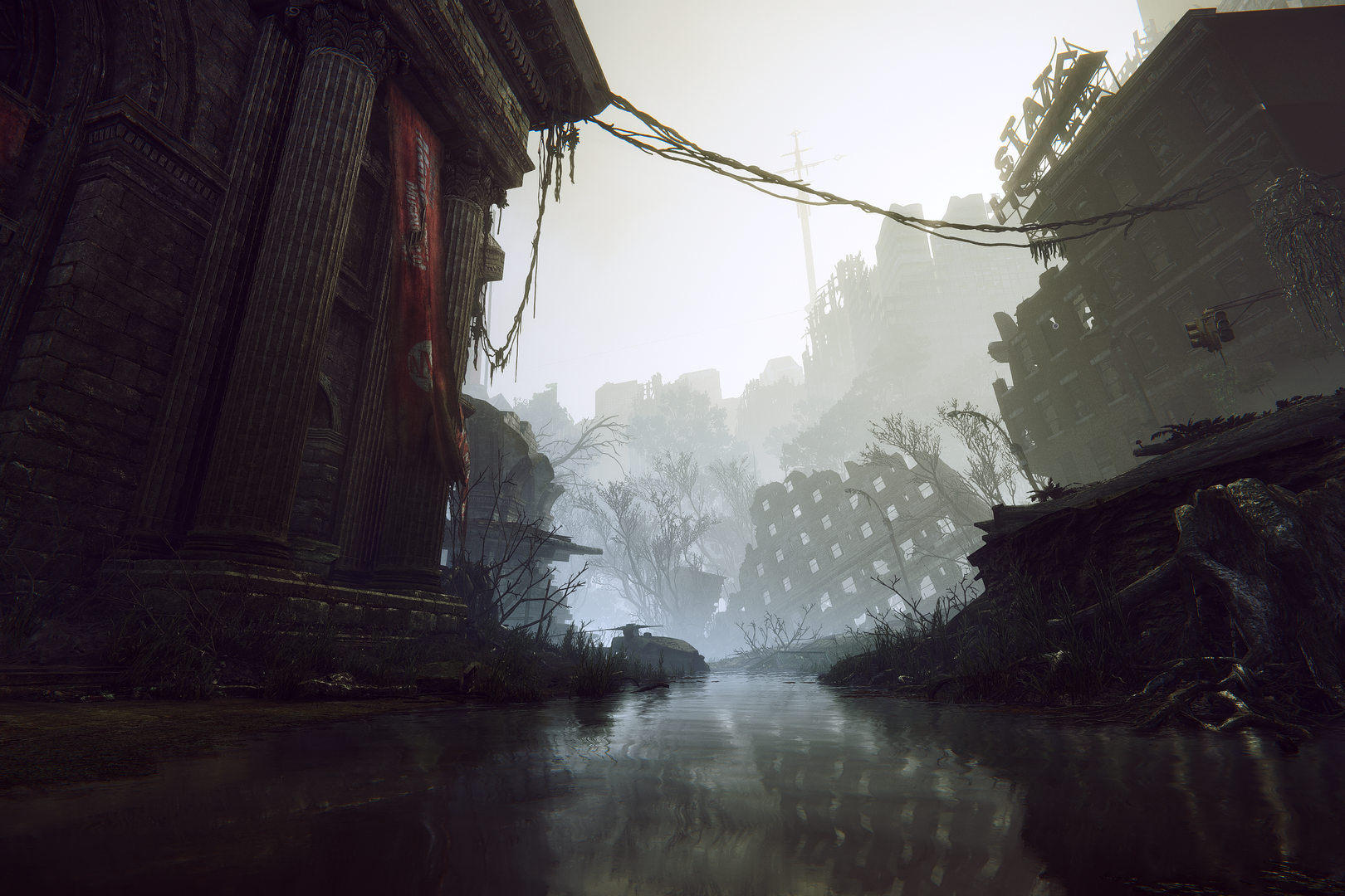 Screenshot of Crysis 3 showing textures