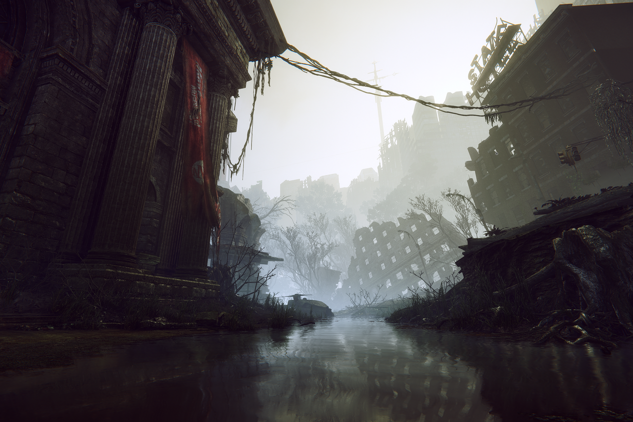 Screenshot of Crysis 3 showing textures