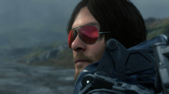 death stranding sam bridges wearing sunglasses